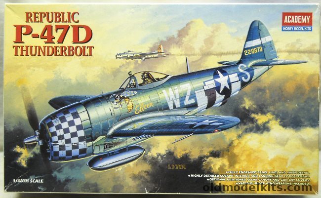 Academy 1/48 P-47D Thunderbolt, 2159 plastic model kit